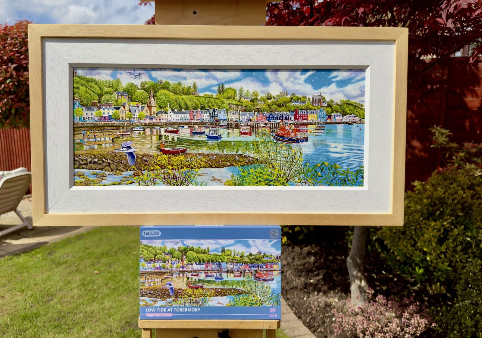 Tobermory Original Painting & Gibsons Jigsaw Puzzle
