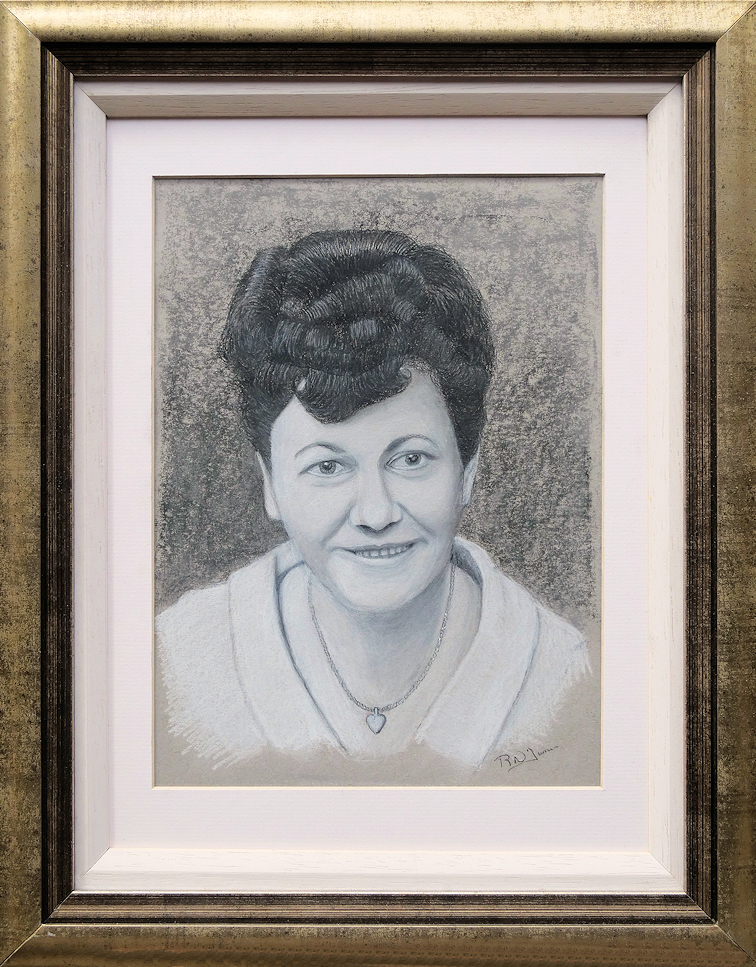 Vera Breakwell Charcoal Portrait